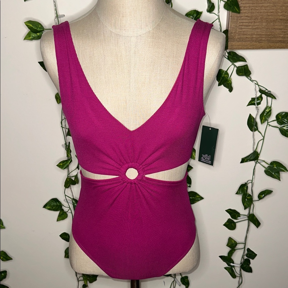 Target Wild Fable Plum Purple Magenta Bodysuit NWT - Picture 2 of 7